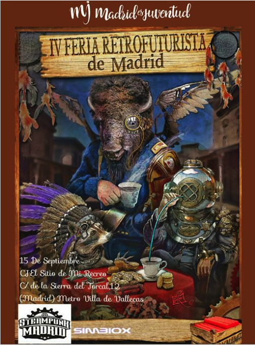 IV feria retrofuturista steampunk de madrid 2018